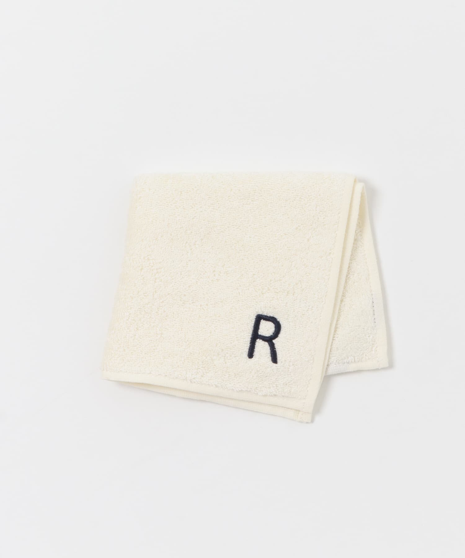 『UR TECH』イニシャルハンドタオル R 25×25