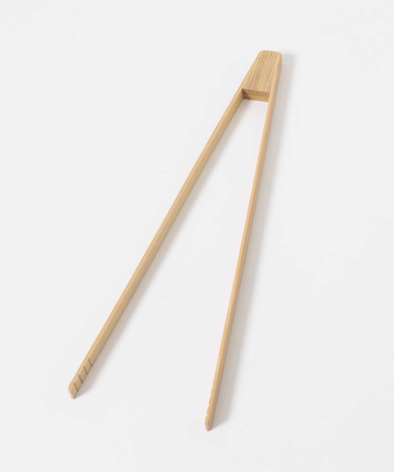 虎斑竹専門店 竹虎　無塗装竹料理トング 30cm