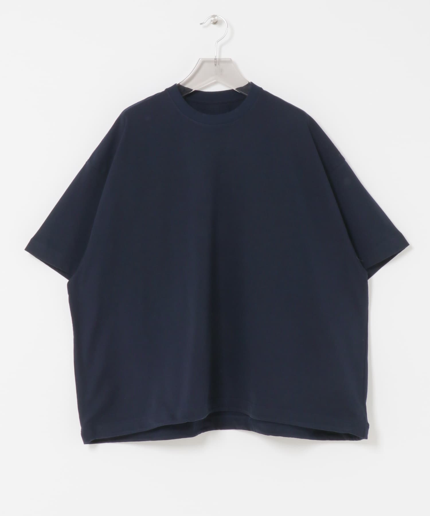 dDdDdDd　BIG DRAWSTRING SHORT-SLEEVE T-SHIRTS NAVY S