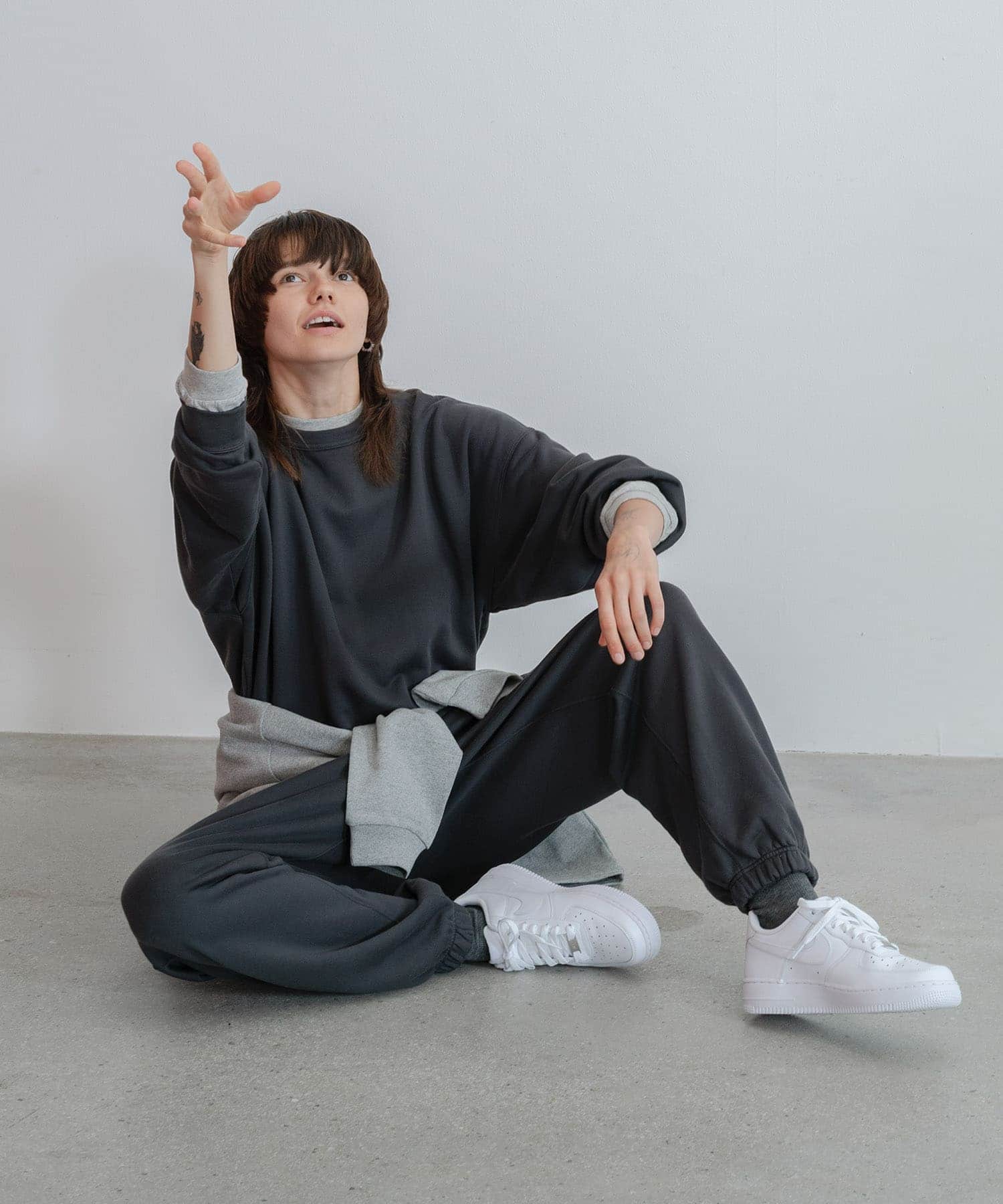 dDdDdDd　LUX STANDARD CREW SWEAT GRAY S