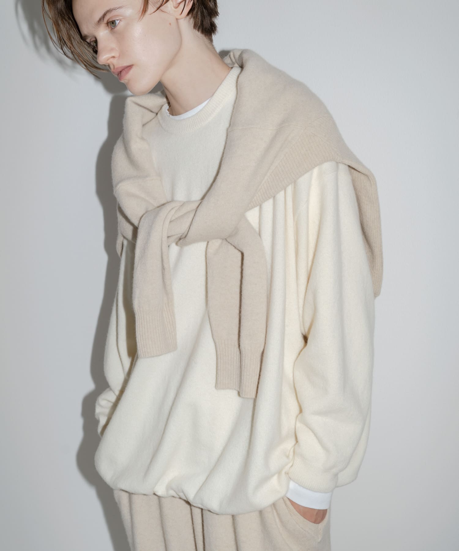 dDdDdDd　CASHMERE BIG LONG-SLEEVE T-SHIRTS