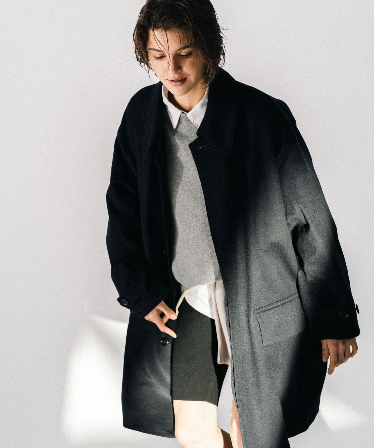 dDdDdDd　CASHMERE OVER COAT