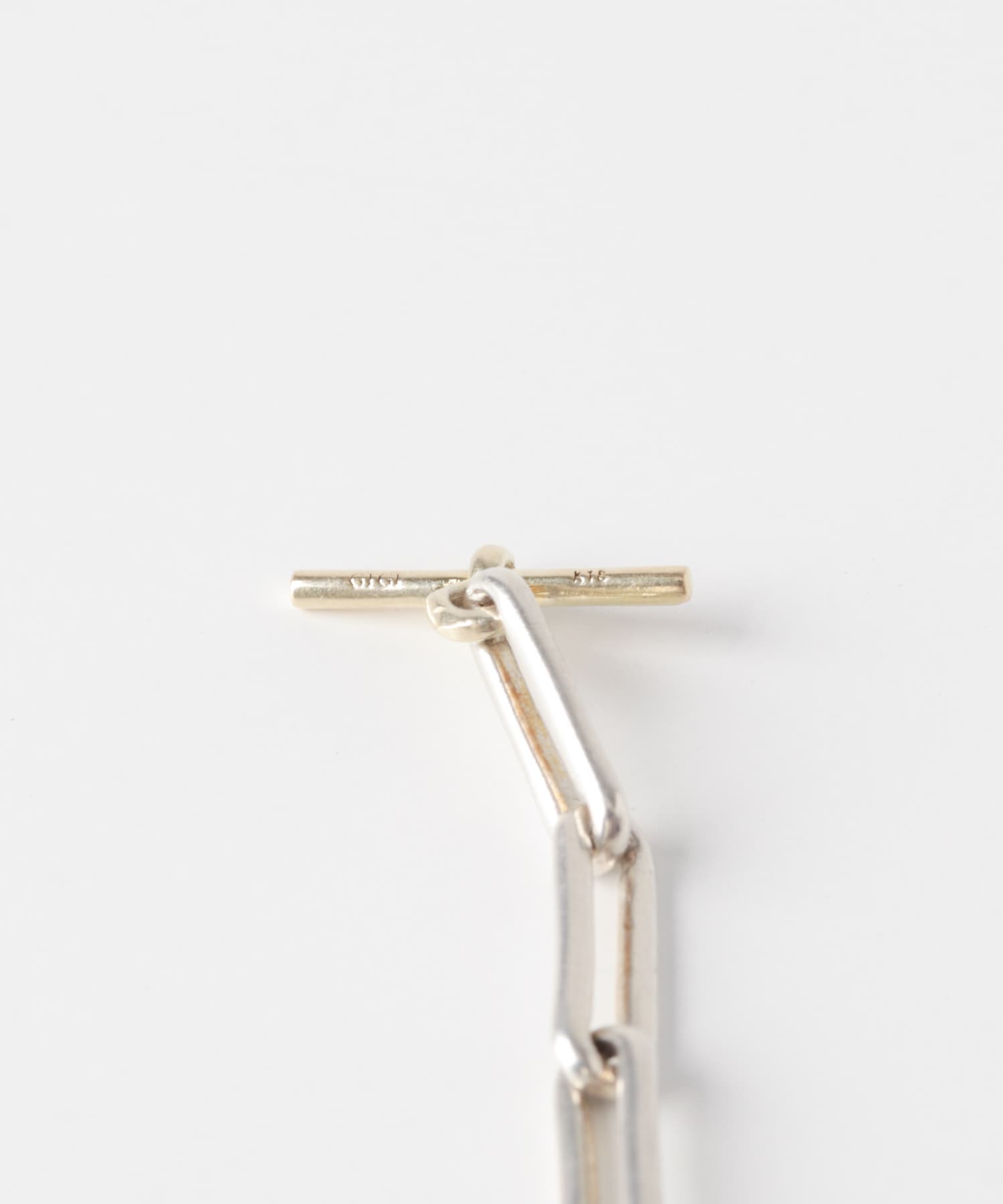 GIGI　ARTEMIS boned chain necklace SIL/GOLD 500