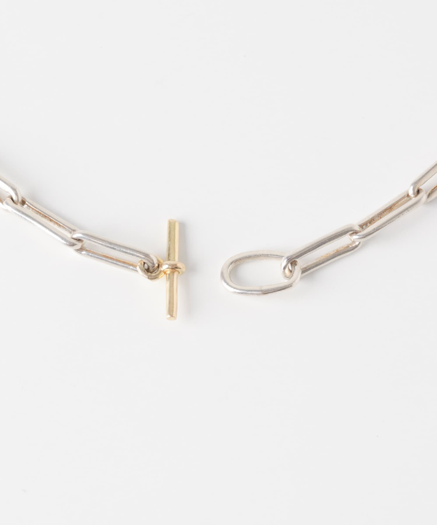 GIGI　ARTEMIS boned chain necklace SIL/GOLD 500