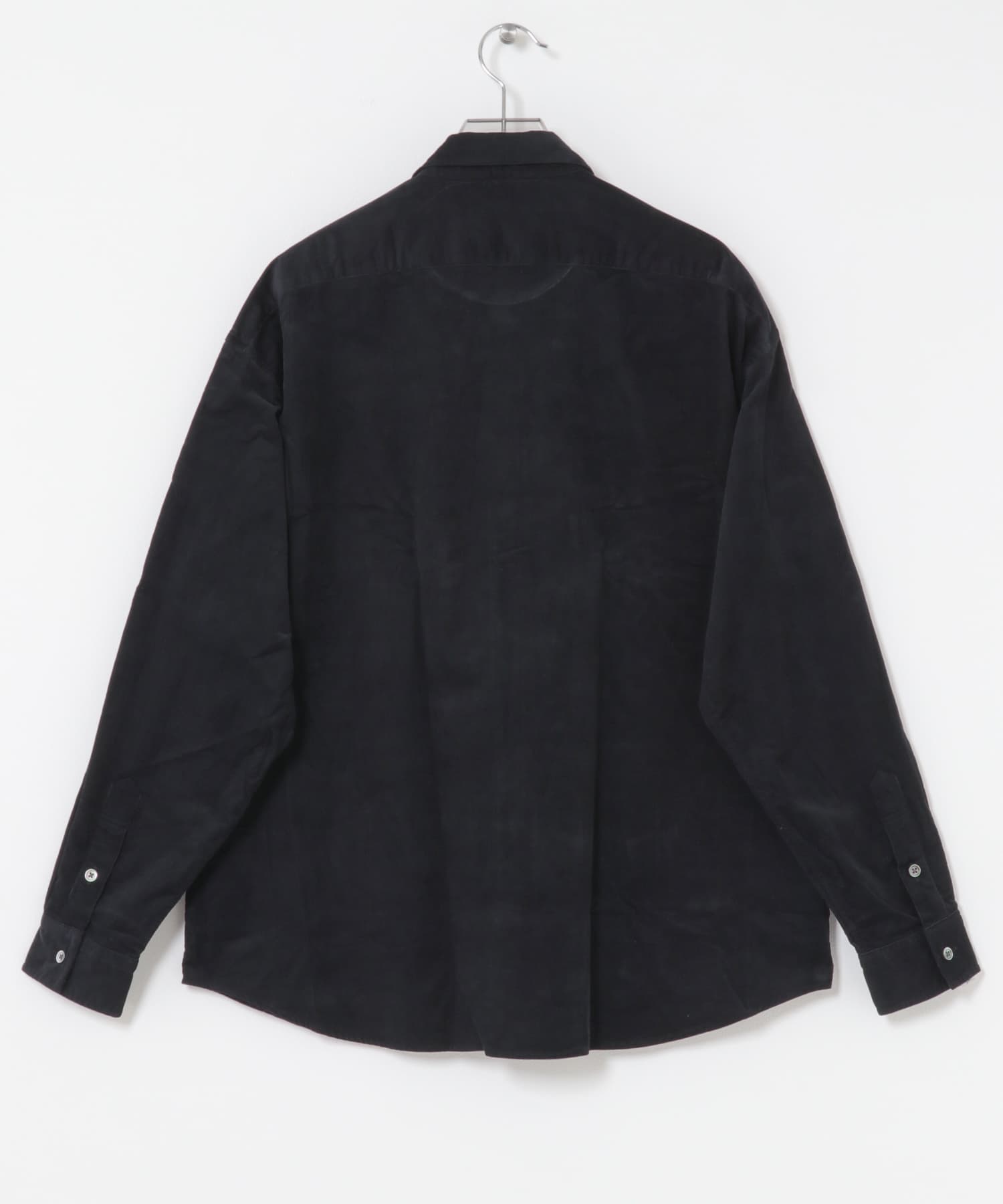 PORTER CLASSIC　R-UP ORGANIC CRDRY SHIRT BLACK L