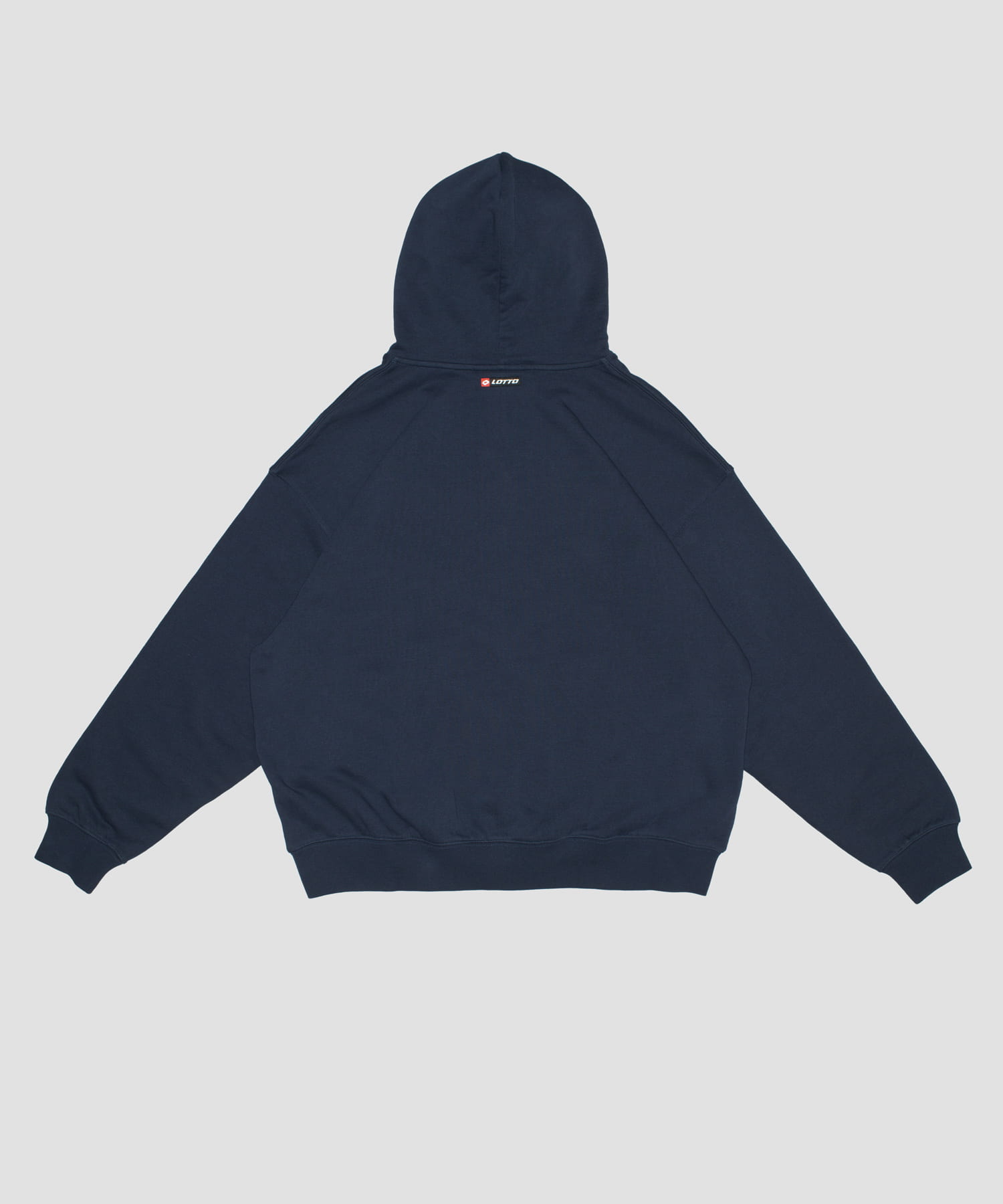 LOTTO　ARCH LOGO ZIP HOODIE NAVY M