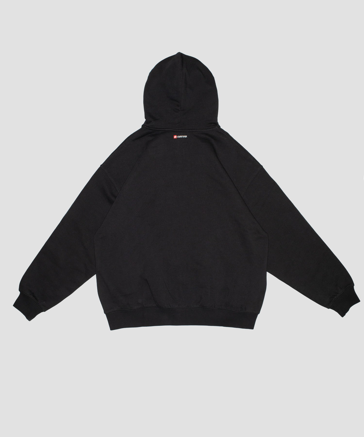 LOTTO　ARCH LOGO ZIP HOODIE BLACK M