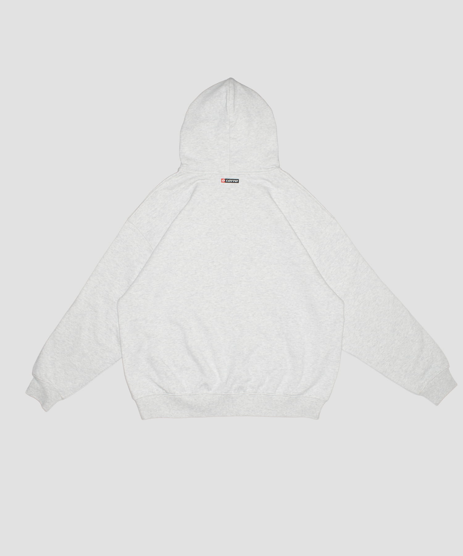 LOTTO　ARCH LOGO ZIP HOODIE GRAY M