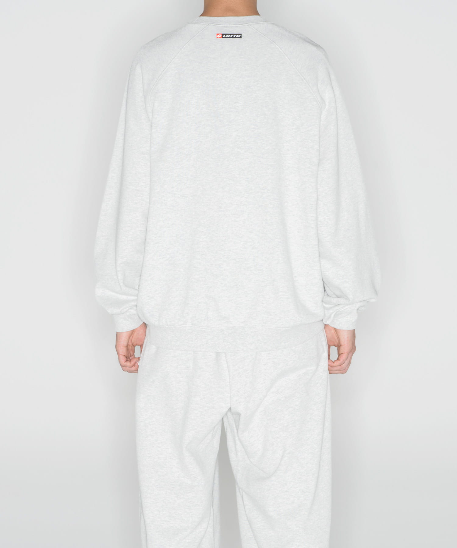 LOTTO　M/N/T LOGO SWEAT PULLOVER GRAY M