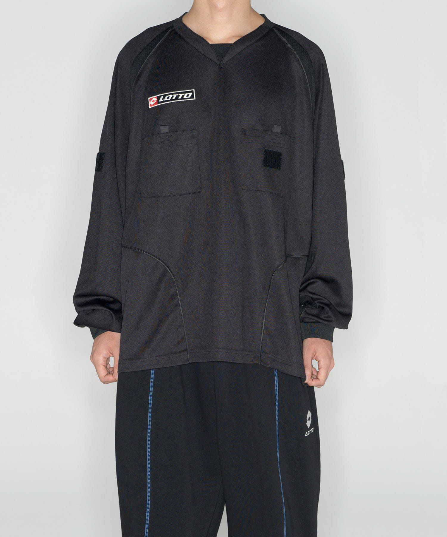 LOTTO　REFEREE SHIRTS BLACK M