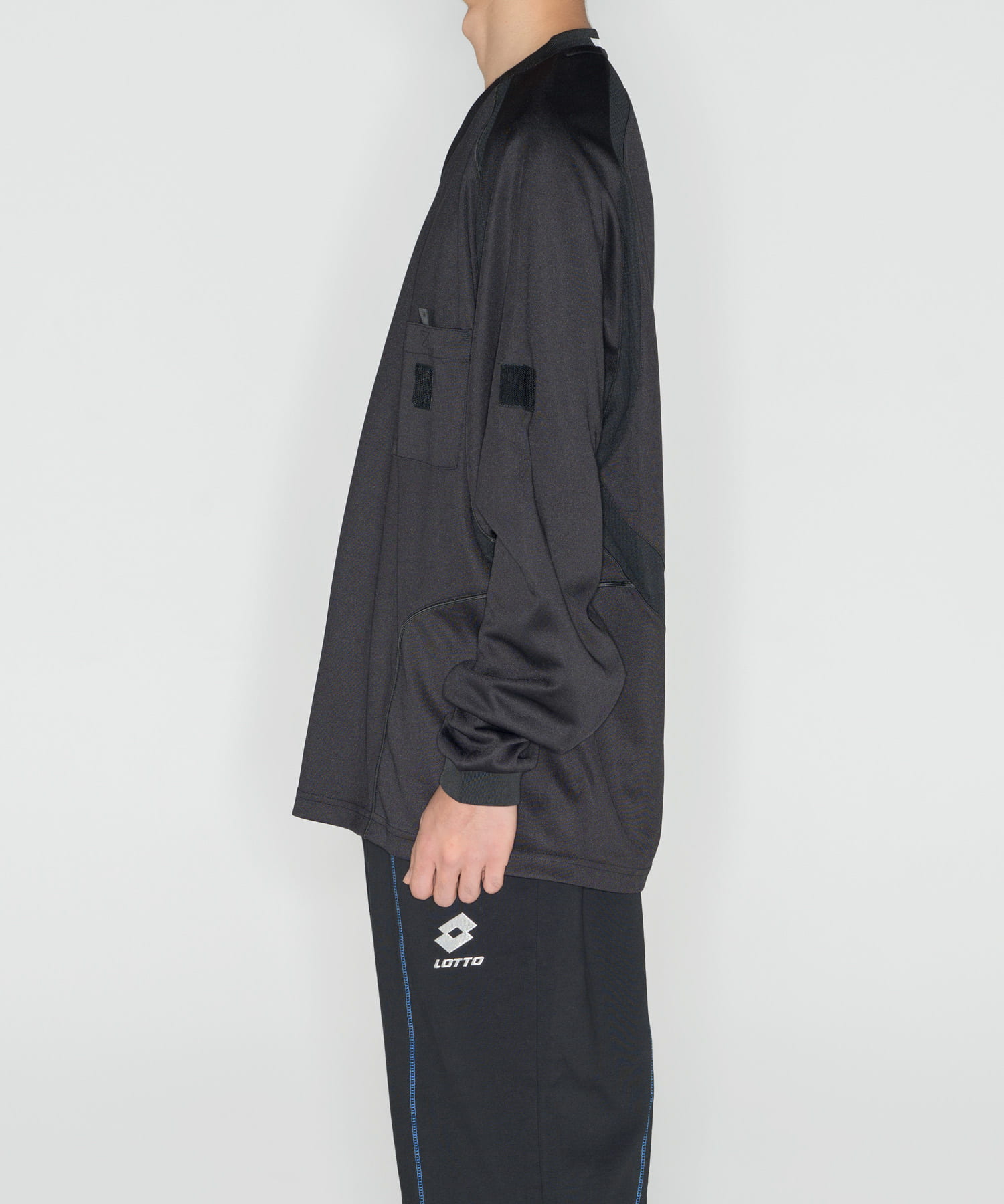 LOTTO　REFEREE SHIRTS BLACK M