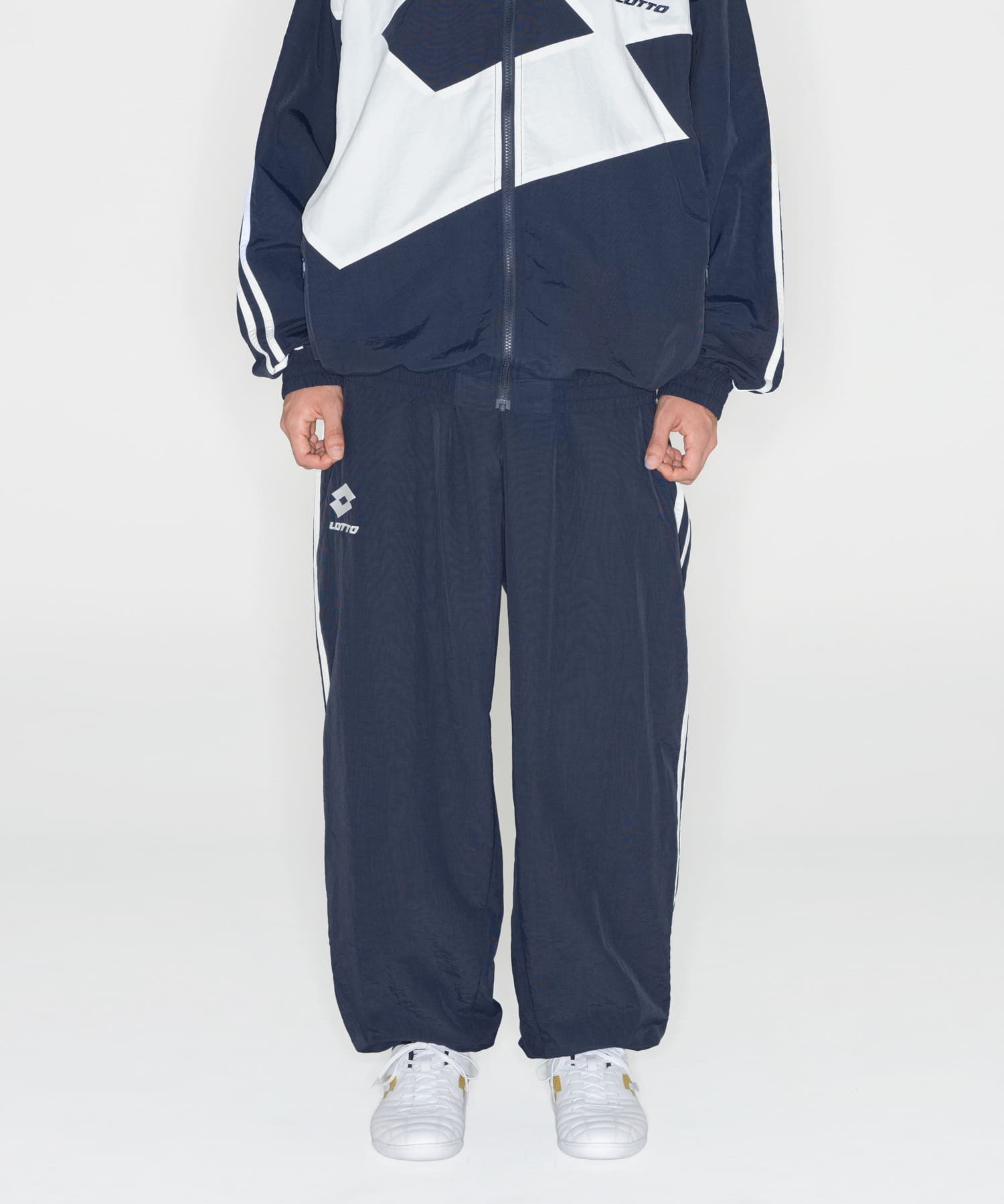 LOTTO　LOSANGA NYLON PANTS NAVY M