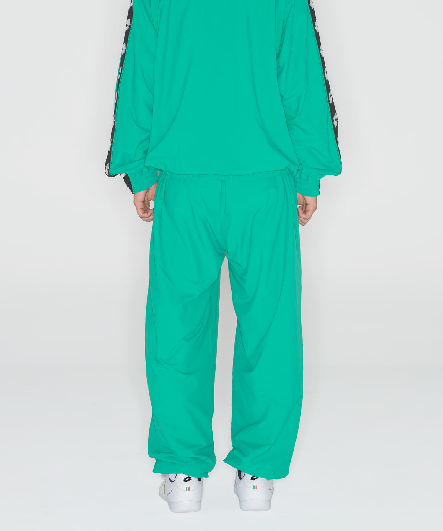 LOTTO　TAPING NYLON PANTS GREEN M
