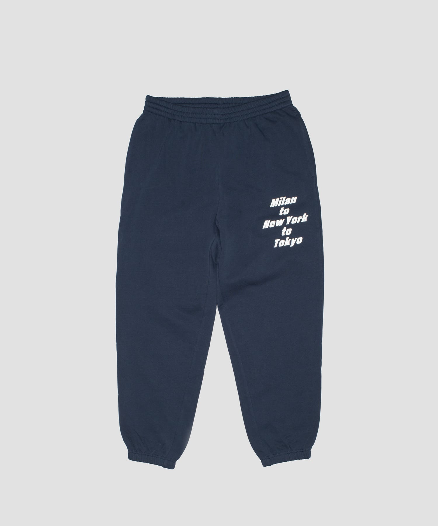 LOTTO　M/N/T LOGO SWEATPANTS NAVY M