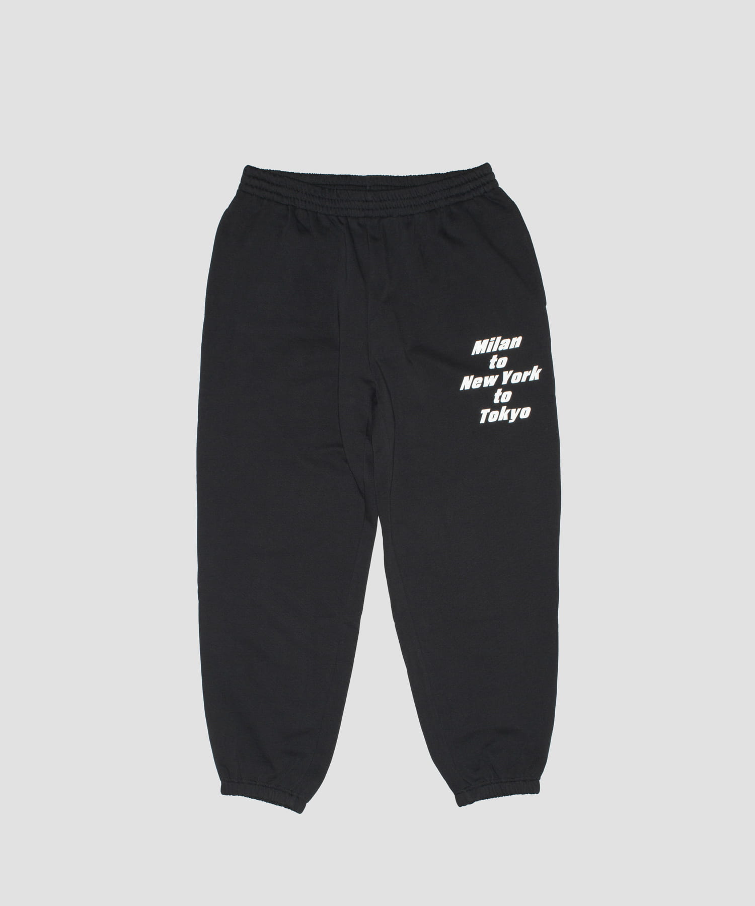 LOTTO　M/N/T LOGO SWEATPANTS BLACK M