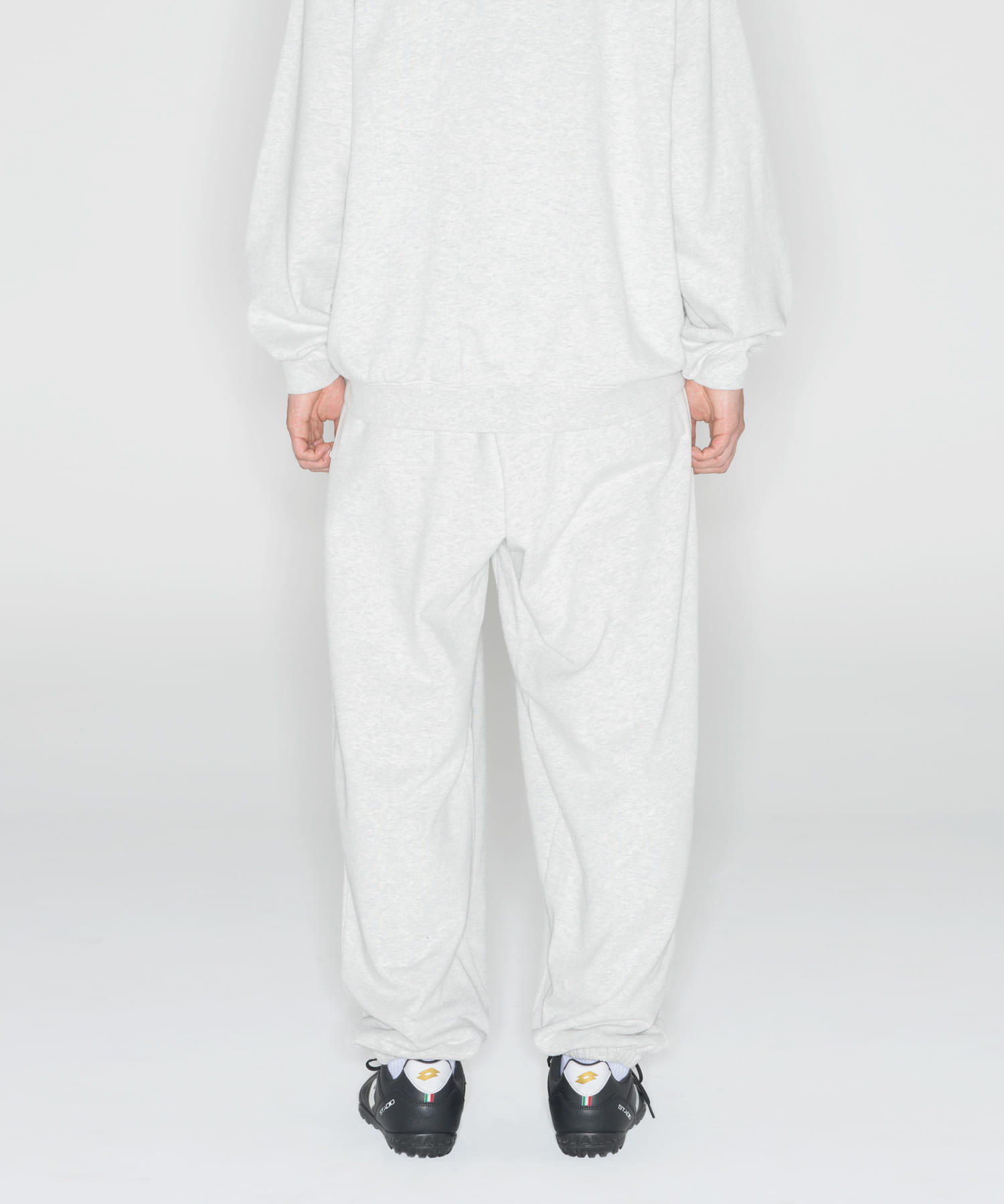 LOTTO　M/N/T LOGO SWEATPANTS GRAY M