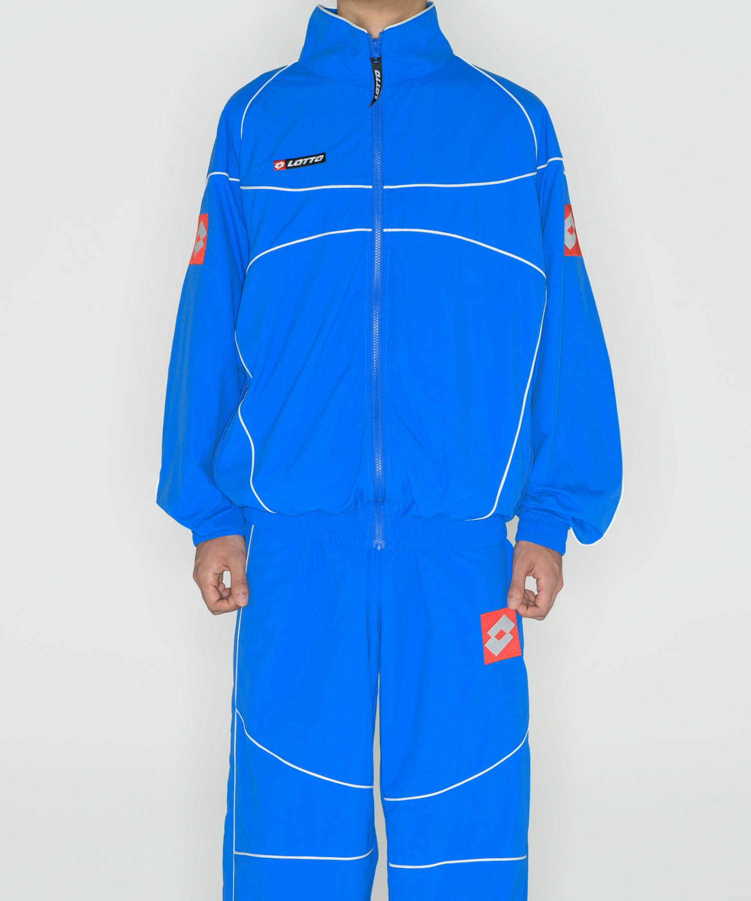 LOTTO　LINE NYLON BLOUSON BLUE M
