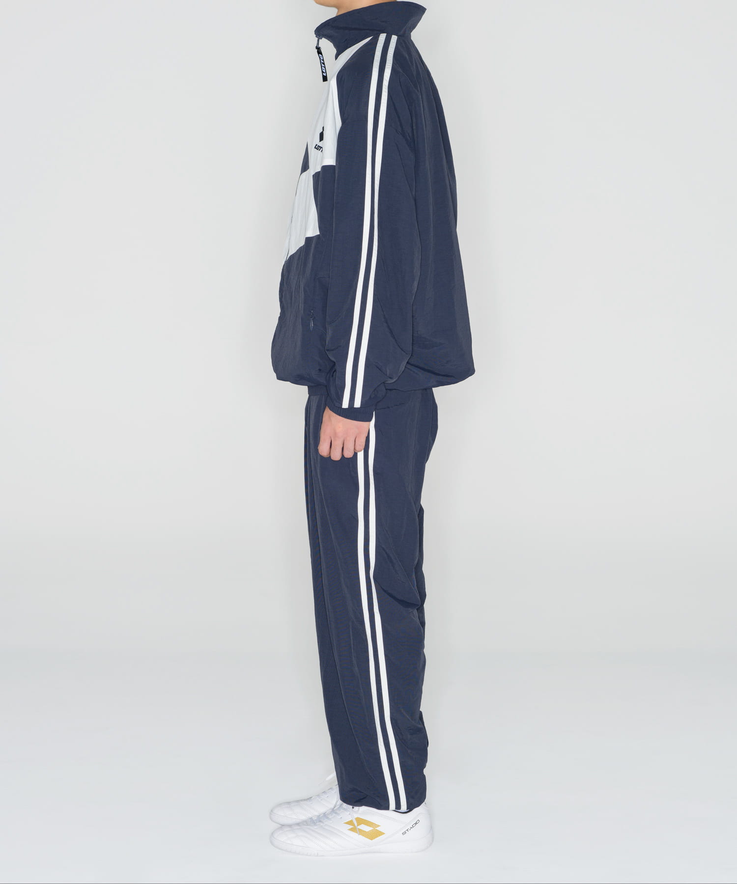 LOTTO　LOSANGA NYLON BLOUSON NAVY M