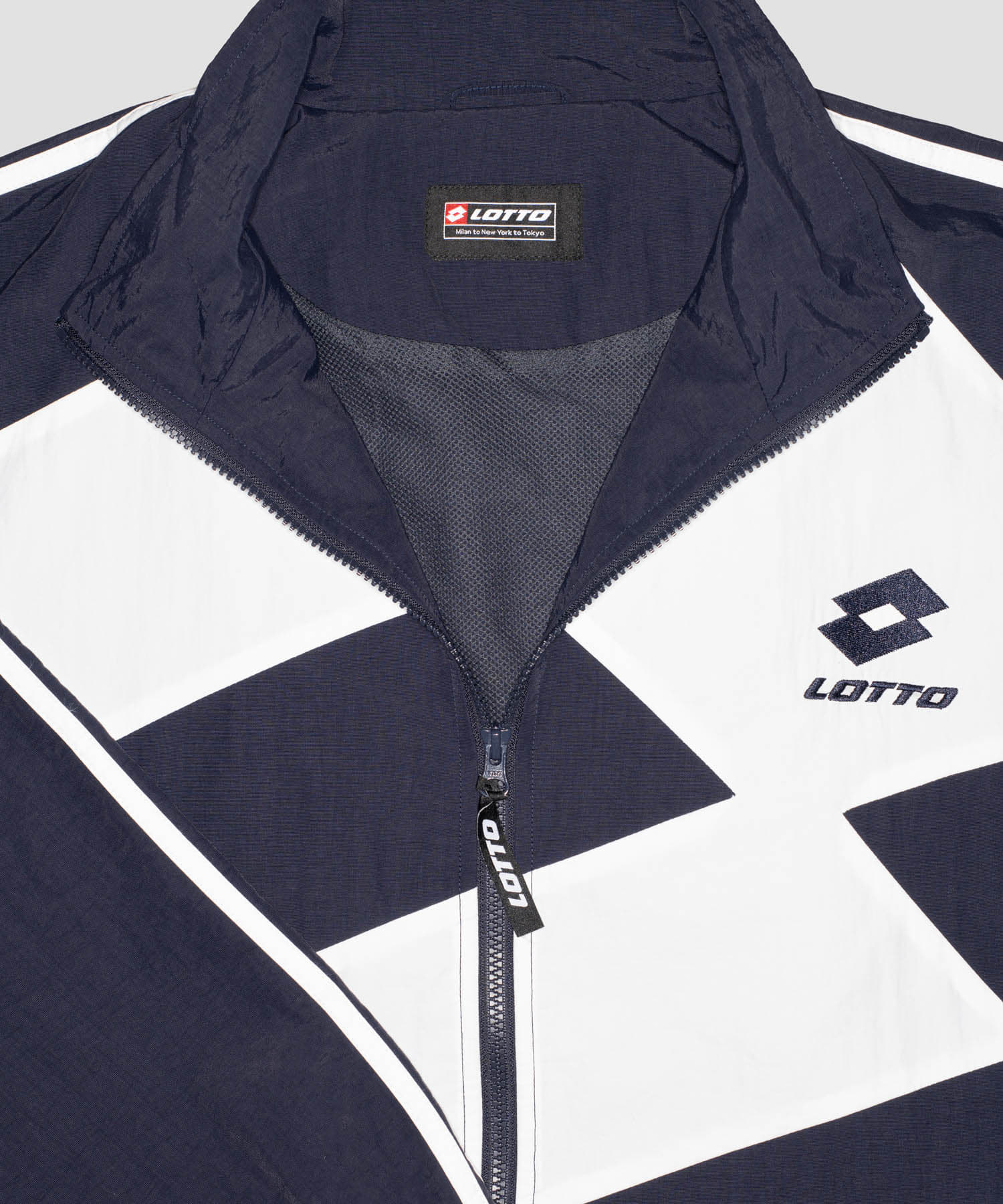 LOTTO　LOSANGA NYLON BLOUSON NAVY M