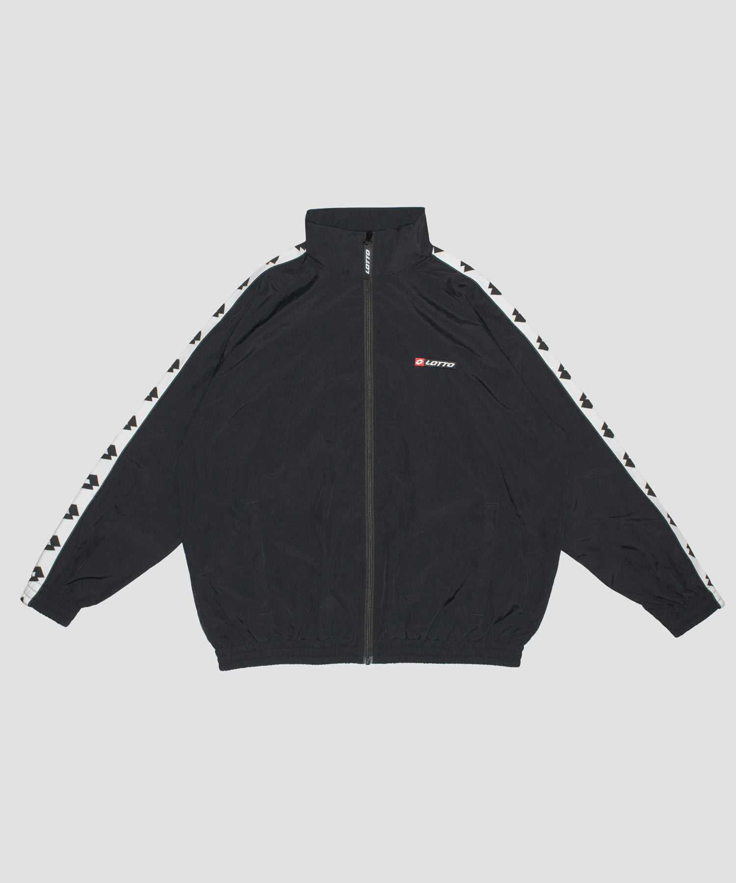 LOTTO　TAPING NYLON BLOUSON BLACK M