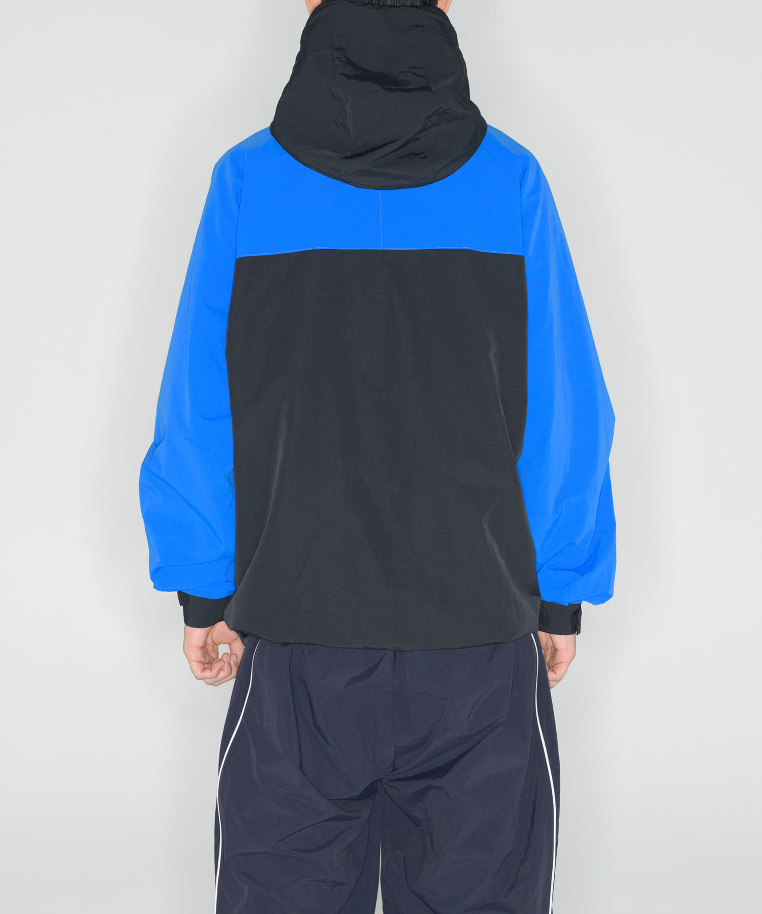LOTTO　TWO-TONE ANORAK BLU×BLK M