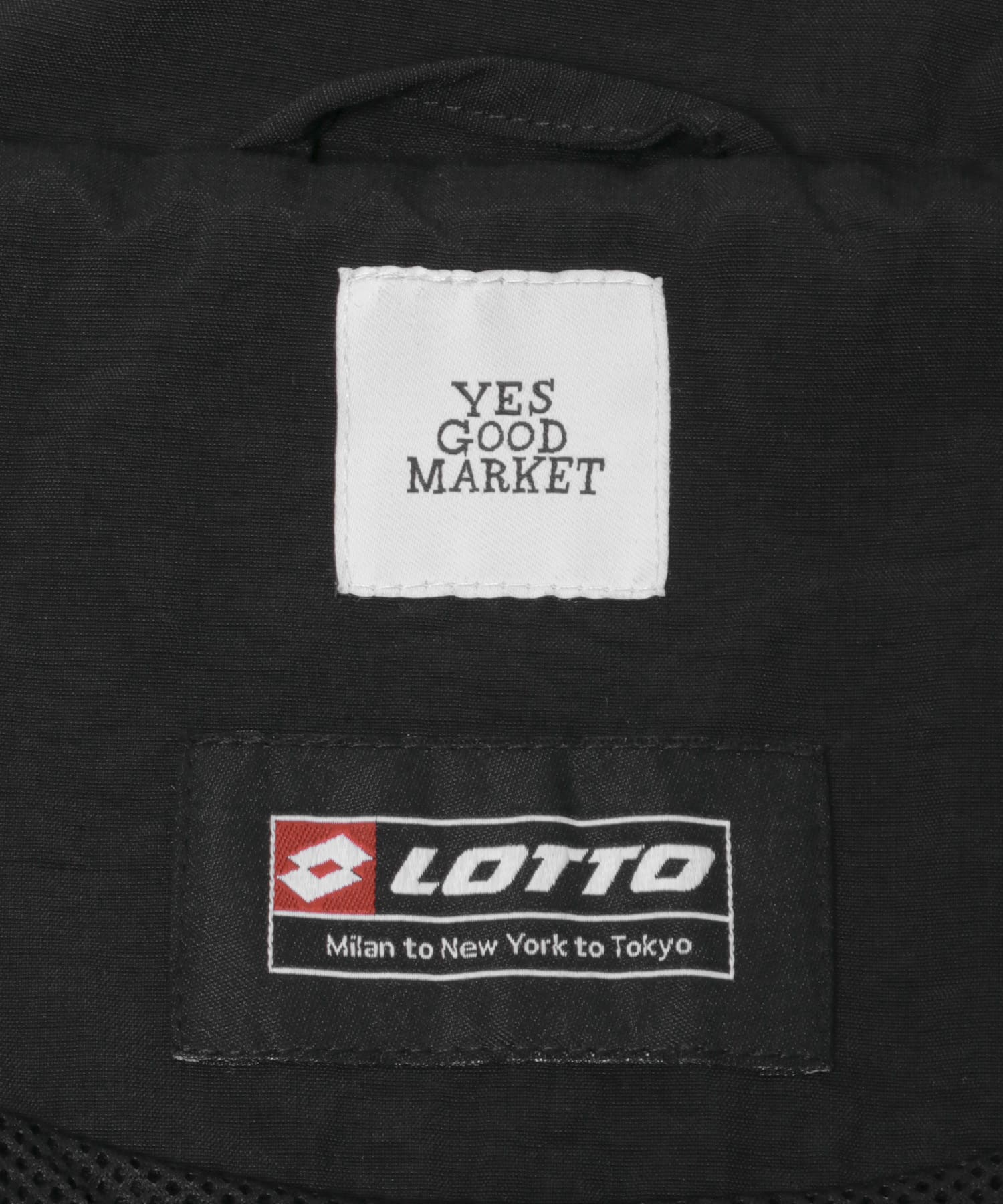YGM×LOTTO　NYLON BLOUSON BLACK M