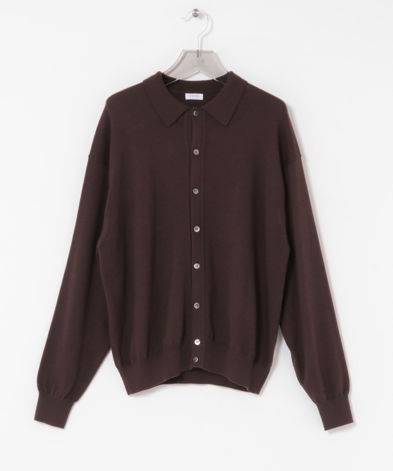 『別注』crepuscule×URBAN RESEARCH　H-G Knit Shirts D BROWN 1