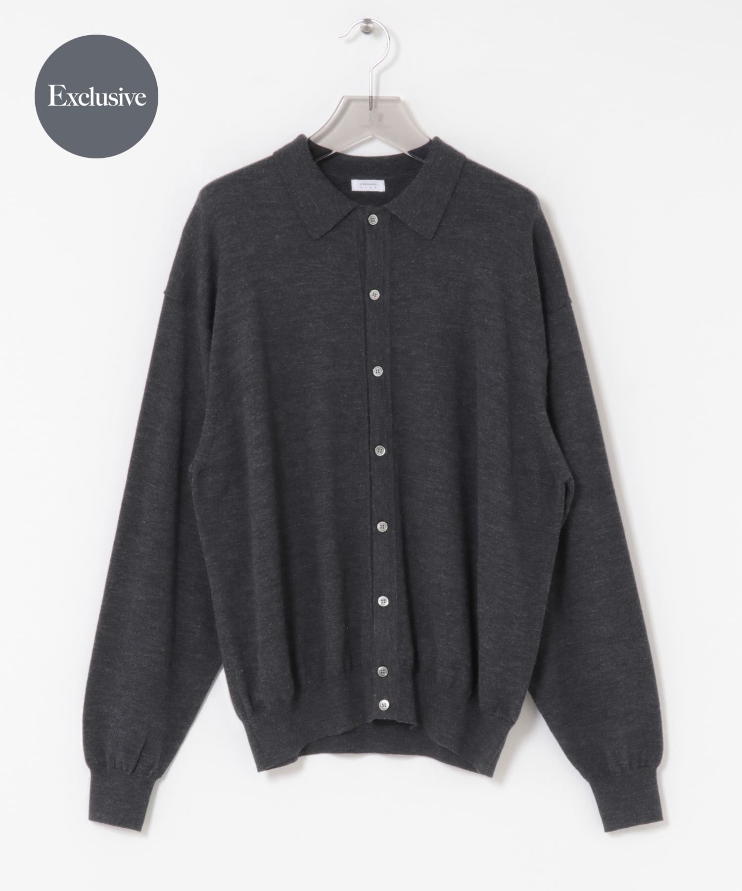 『別注』crepuscule×URBAN RESEARCH　H-G Knit Shirts GRAY 1