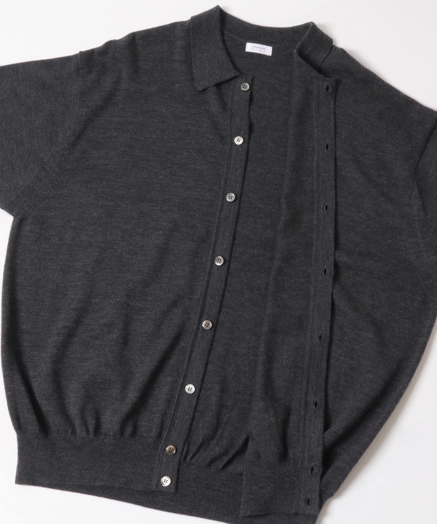 『別注』crepuscule×URBAN RESEARCH　H-G Knit Shirts GRAY 1