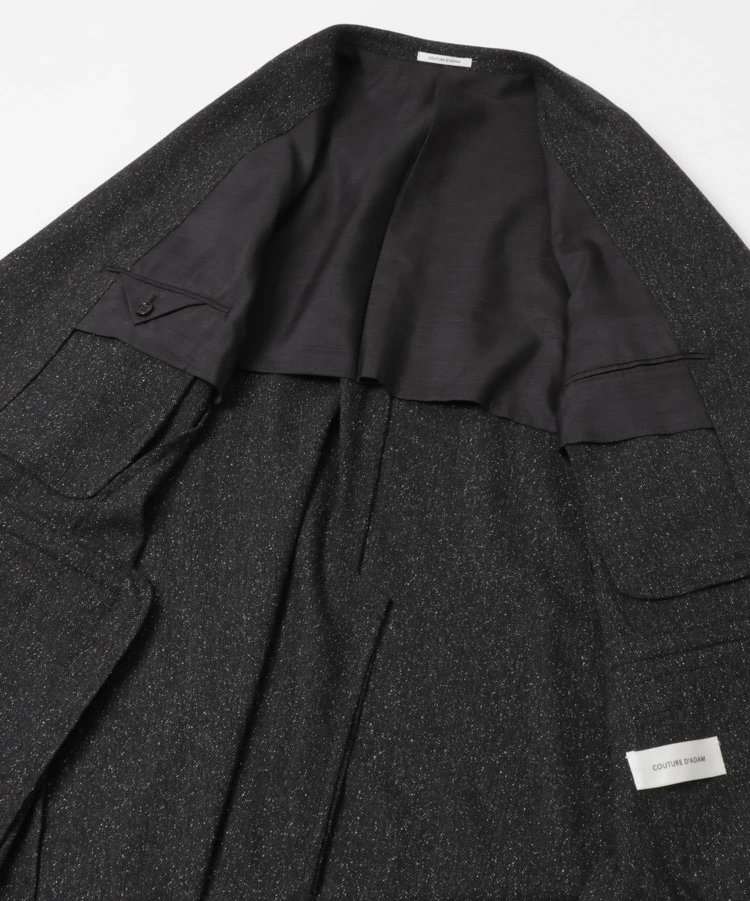 COUTURE D’ADAME　BIGJACKET/Silknep Herringborn Grey 40