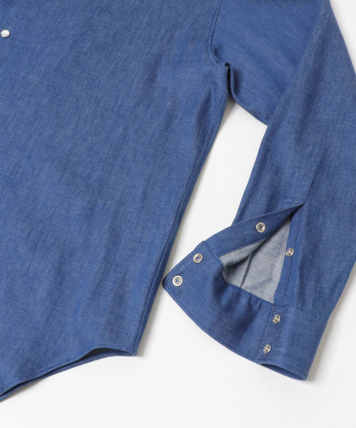 semoh　Eastern Western Shirts LIGHT BLUE 2