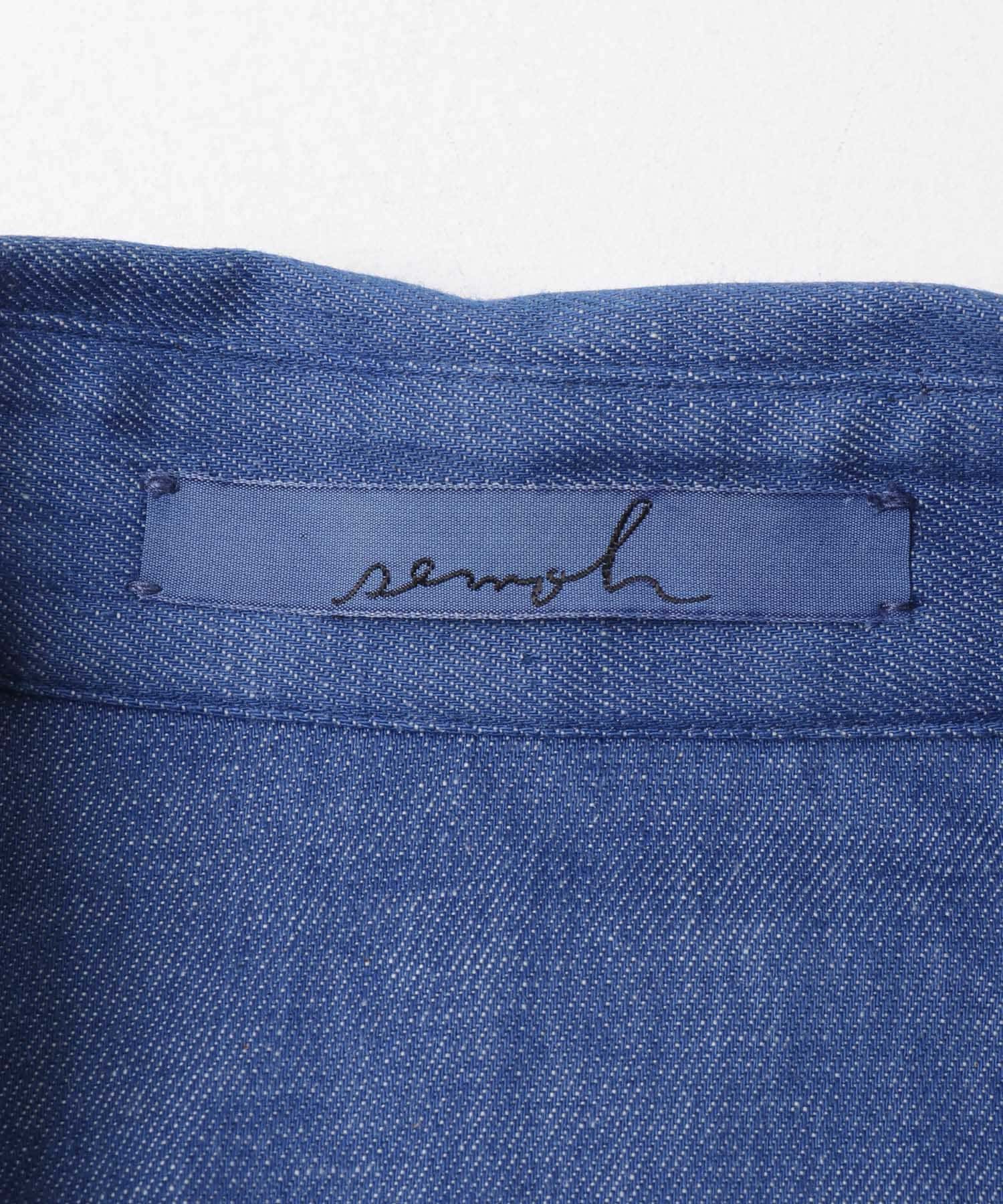 semoh　Eastern Western Shirts LIGHT BLUE 2