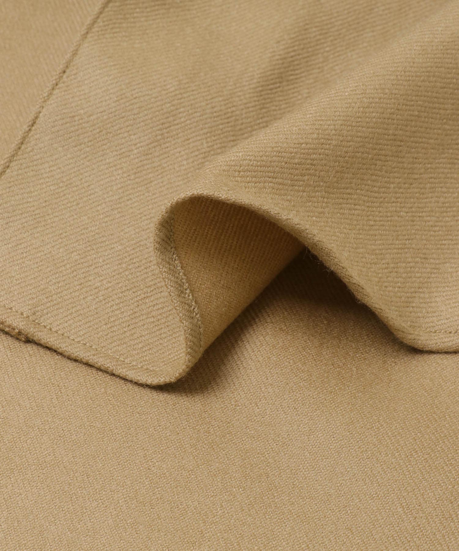 semoh　Wool Eastern Western shirts BEIGE 2