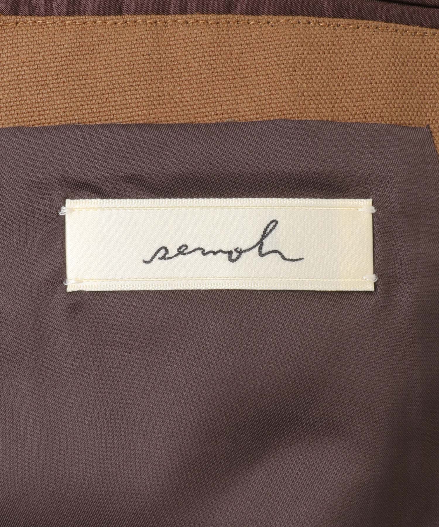 semoh　OX Cotton Tailored Jacket BROWN 2