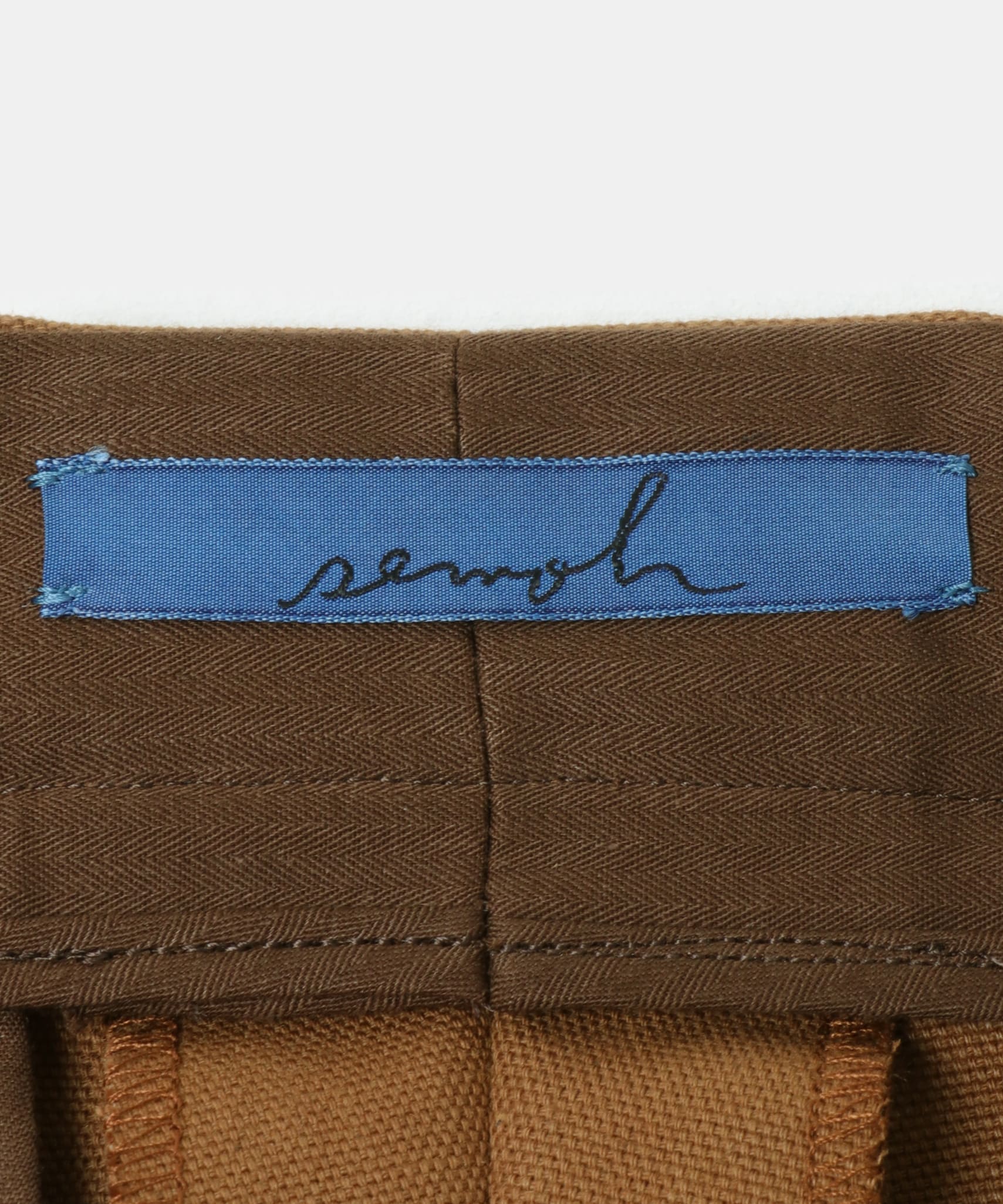 semoh　OX Cotton Torousers BROWN 1