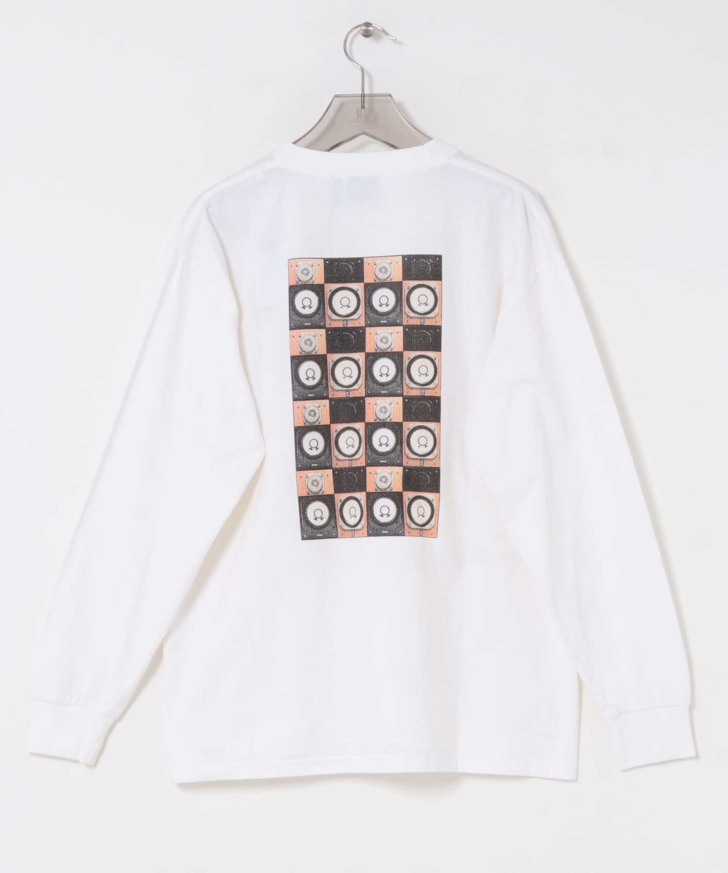 semoh　LONG-SLEEVE T-SHIRTS SCREEN STARS WHITE 2