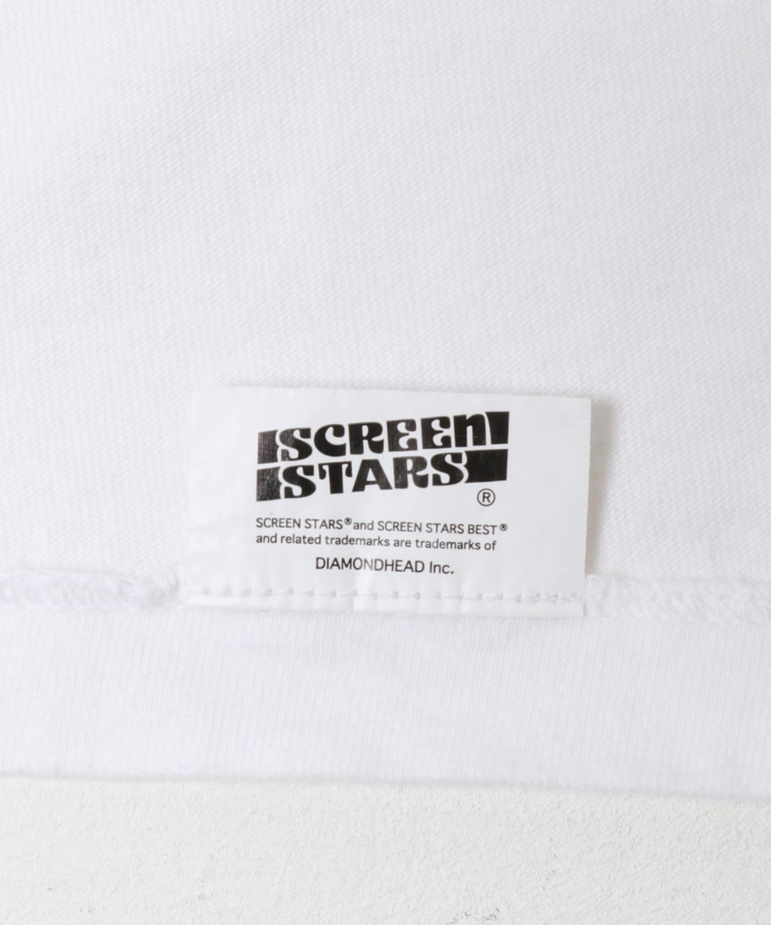 semoh　LONG-SLEEVE T-SHIRTS SCREEN STARS WHITE 2