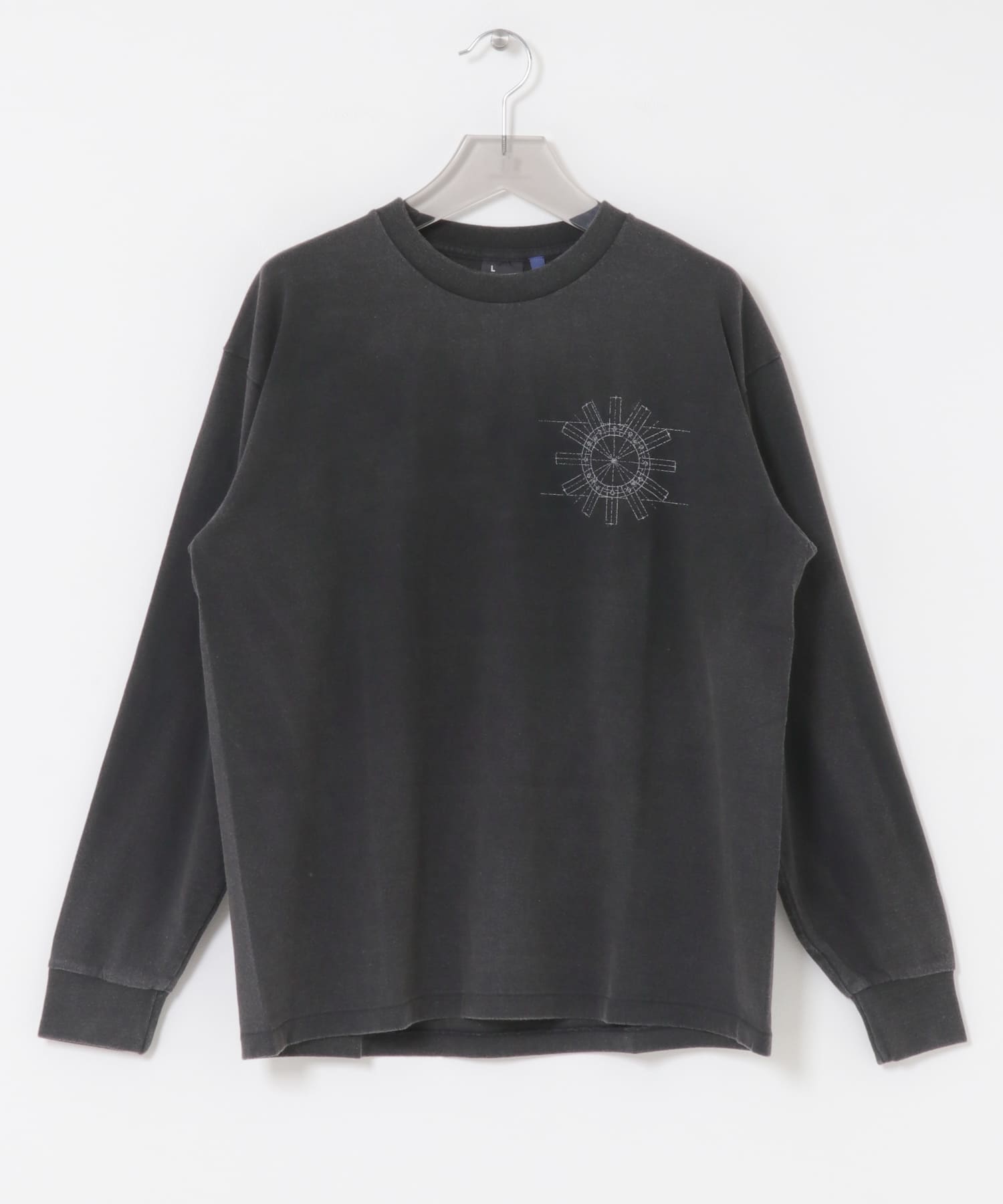 semoh　LONG-SLEEVE T-SHIRTS SCREEN STARS BLACK 2