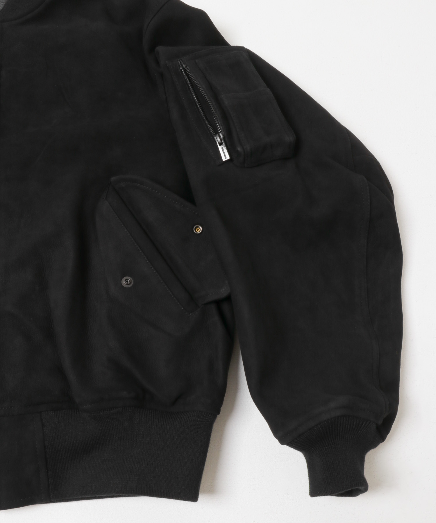 SEVEN BY SEVEN　LEATHER MA-1 BLOUSON 010 BLK M