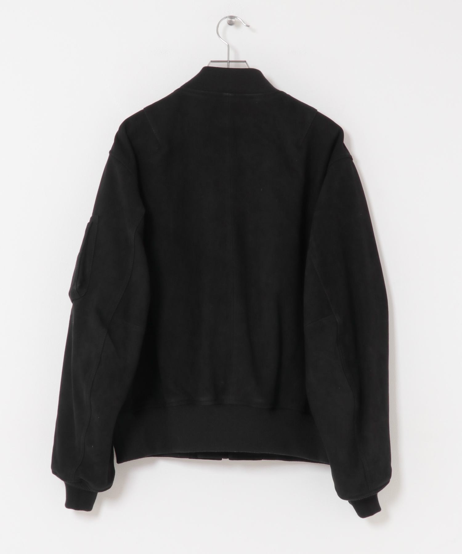 SEVEN BY SEVEN　LEATHER MA-1 BLOUSON 010 BLK M