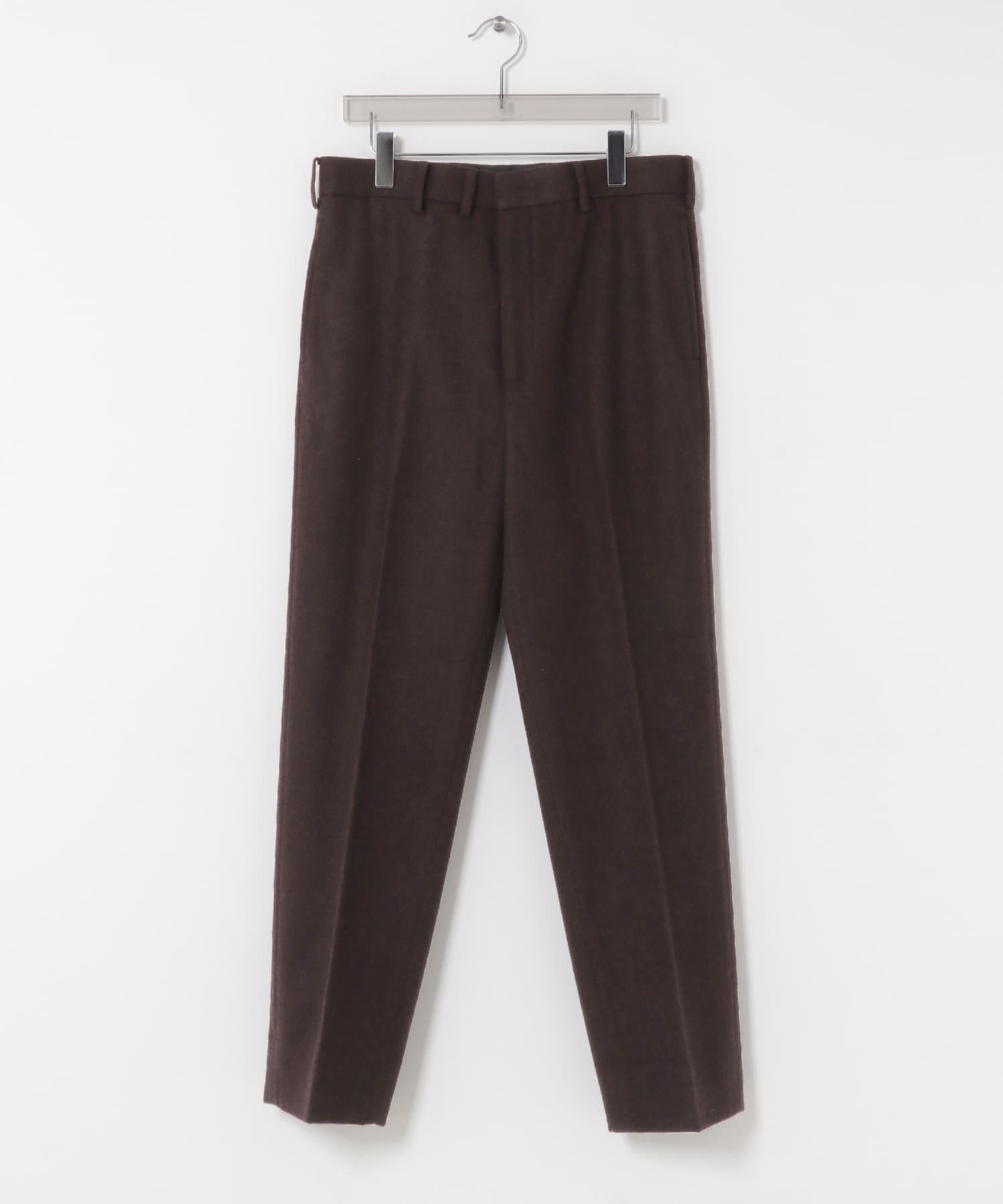 SEVEN BY SEVEN　TAPERED TROUSERS 058 R.BRN M