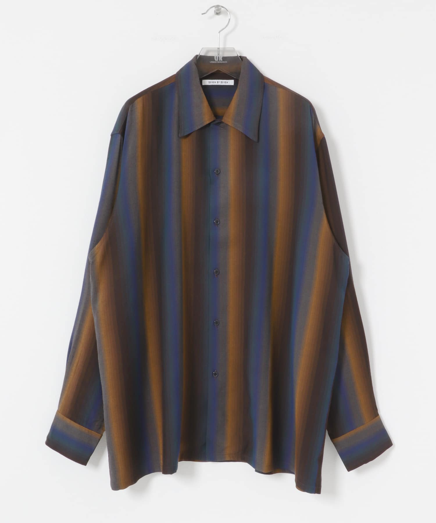 SEVEN BY SEVEN　LOOSE SHIRTS MULTI M