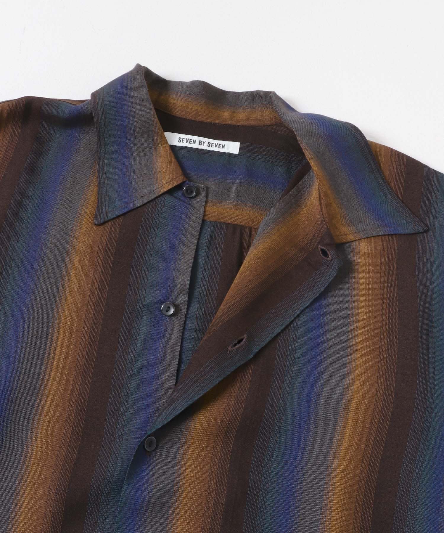 SEVEN BY SEVEN　LOOSE SHIRTS MULTI M