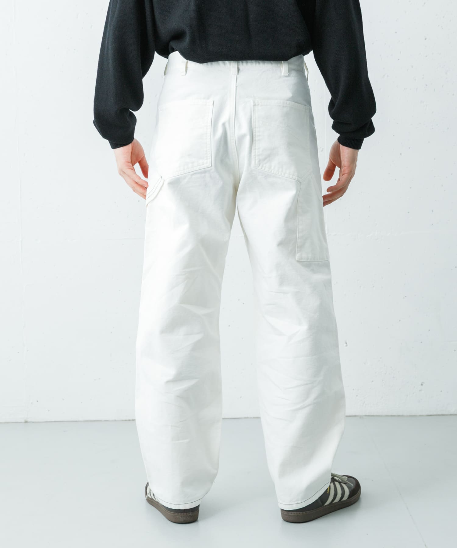 A.D.A.N DUCK DOUBLE KNEE PANTS(M OFF WHITE): ボトム｜URBAN