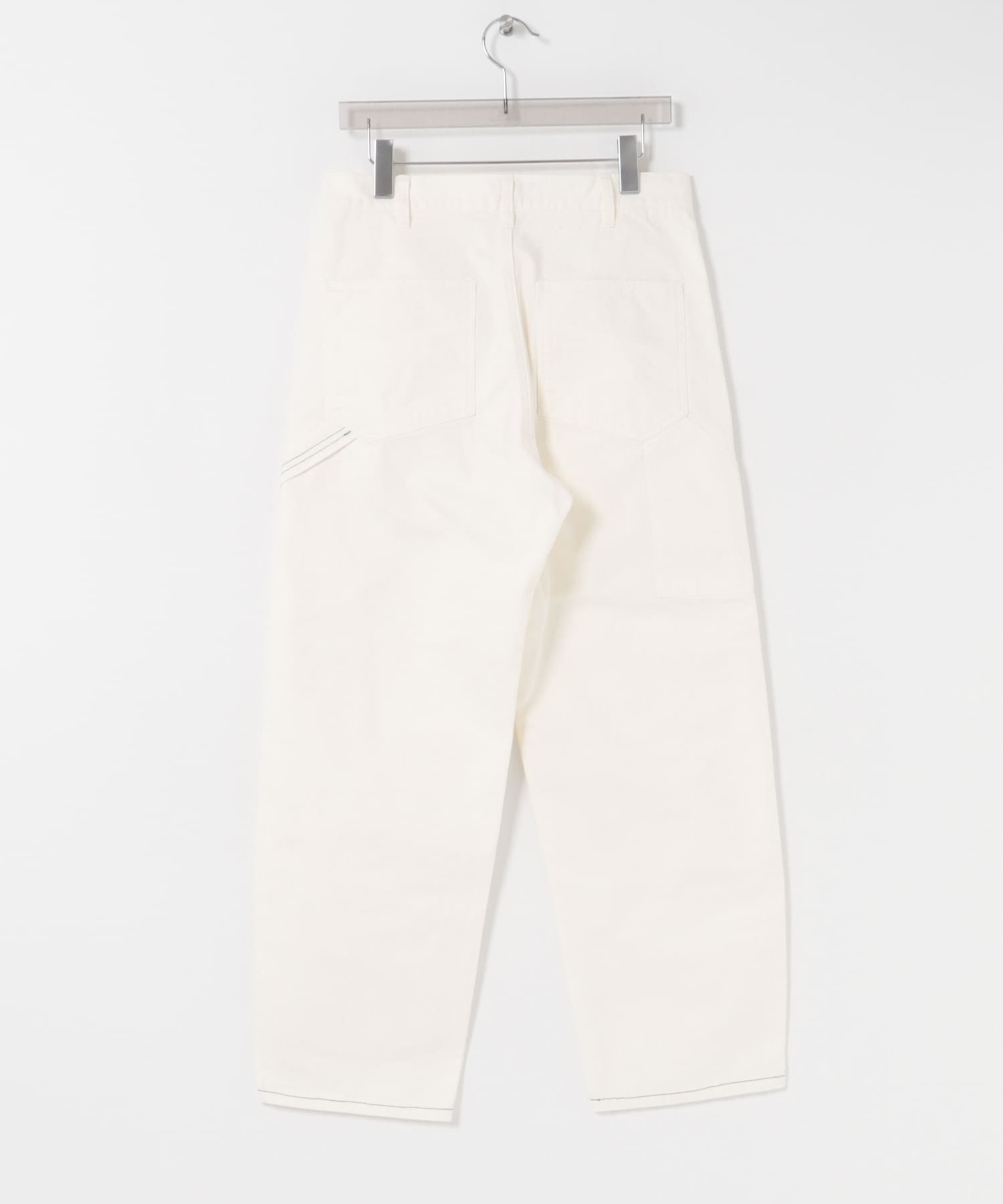 新品　HEYON へヨン　duck pants/ホワイト　ダックパンツ　Sサイズ A.D.A.N DUCK DOUBLE KNEE PANTS(M OFF WHITE): ボトム｜URBAN