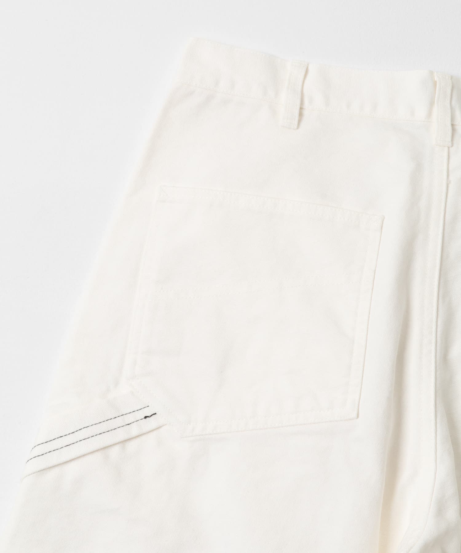A.D.A.N　DUCK DOUBLE KNEE PANTS OFF WHITE M