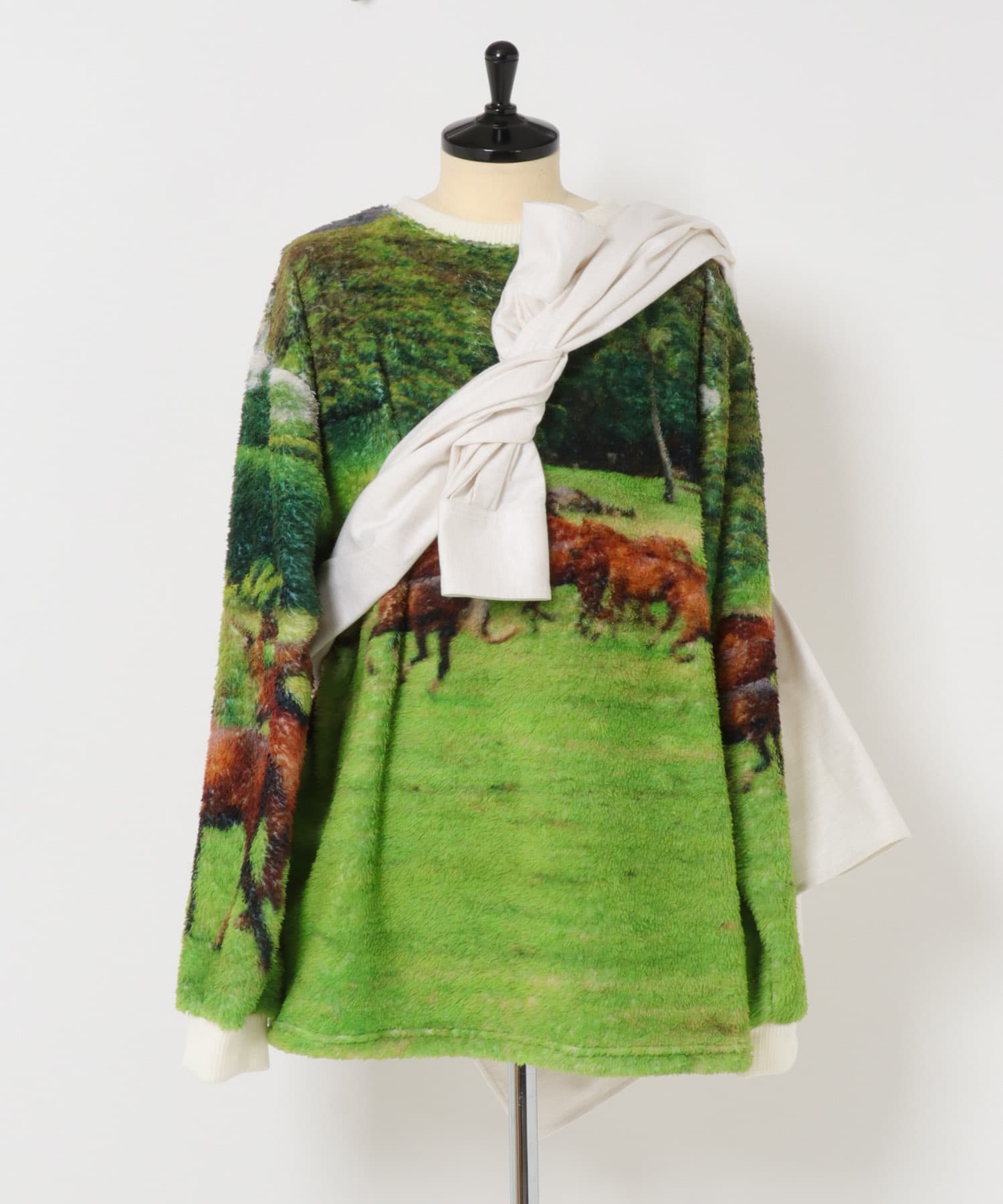 RANDY　SWEATING WHT&HORSE FREE