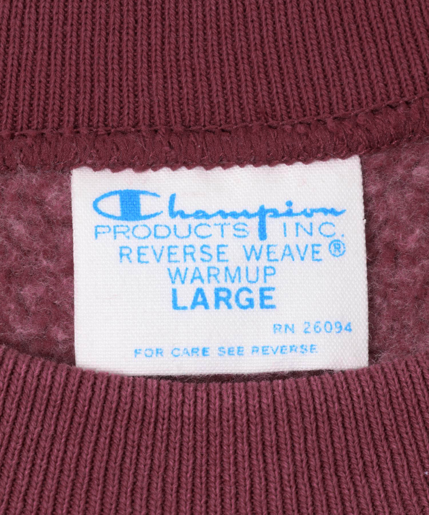 『別注』CHAMPION×URBAN RESEARCH　SNOW POWDER WASH CREW-NECK RED M
