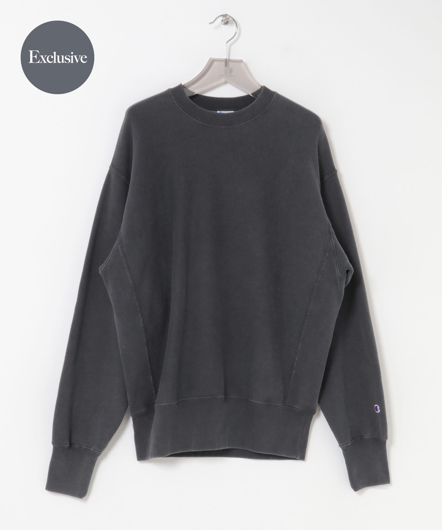 『別注』CHAMPION×URBAN RESEARCH　SNOW POWDER WASH CREW-NECK