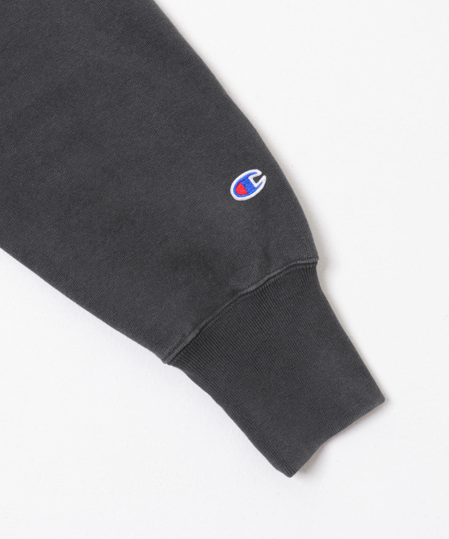 『別注』CHAMPION×URBAN RESEARCH　SNOW POWDER WASH CREW-NECK BLACK M